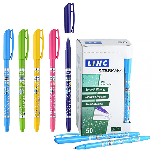 Ручка шариковая синяя Linc Starkmark 0,7 мм 