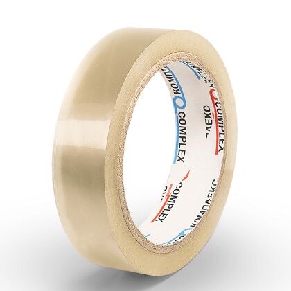 Лента клейкая упаков. 19*66 мм акрил прозр. РБ