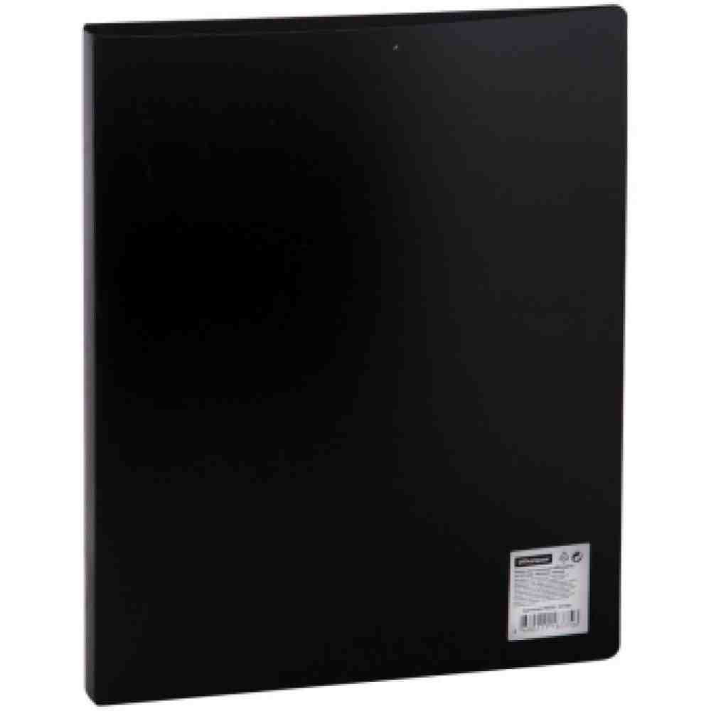 Папка А4 на 2 кольцах OfficeSpace, 25мм., 500 мкм., черная