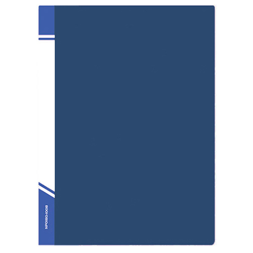 Папка на 100 прозрачн вкладыш inФормат А4, пластик 0,8мм. синий РФ
