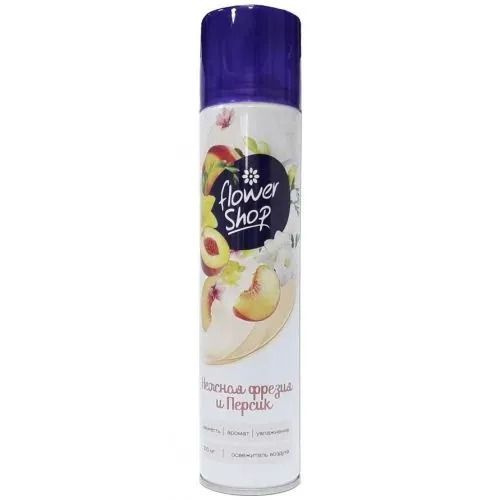 Освежитель воздуха Flower shop "Нежная фрезия и персик", аэрозоль 300 мл РФ