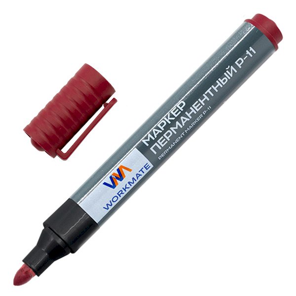 Маркер перманентный красный Р-11 РФ