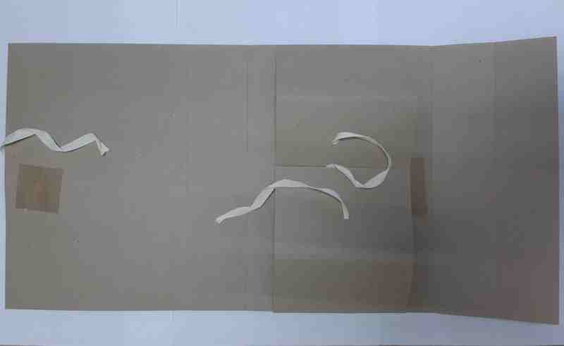 Папка архивная серая на 4-х завязках, корешок 9 см