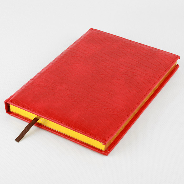 Ежедневник недатир., А5 136 л., обложка кож. зам. ассорти DV-13037 Китай