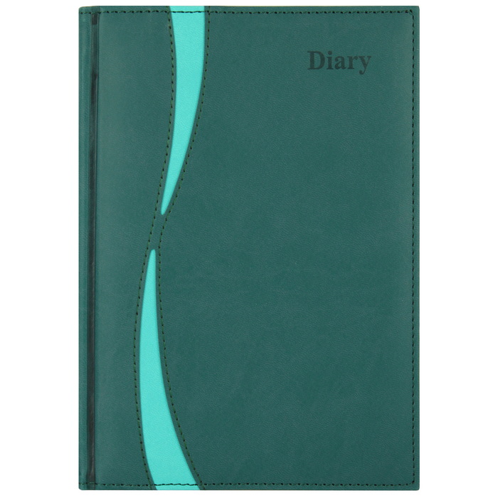 Ежедневник недатиров. 14*20,5 см. 192 л. обложка к/з двухцветный, DV-11595 Китай