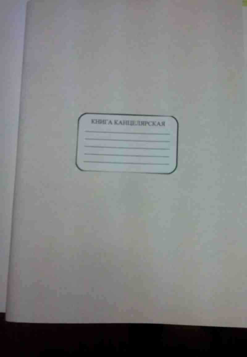 Книга канцелярская (клетка, линейка)