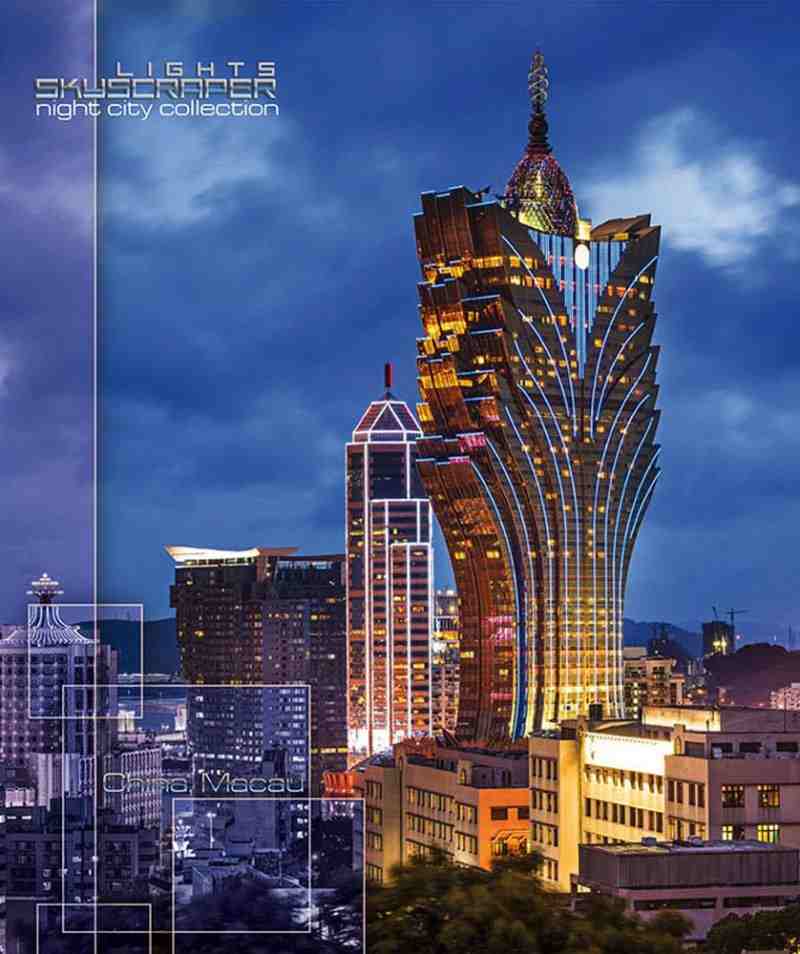 Тетрадь А5, 80л. клетка, общая Огни небоскребов